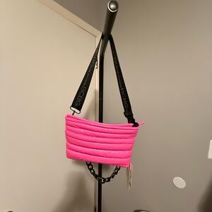 NWT BCBG Pink Quilted Crossbody Bag